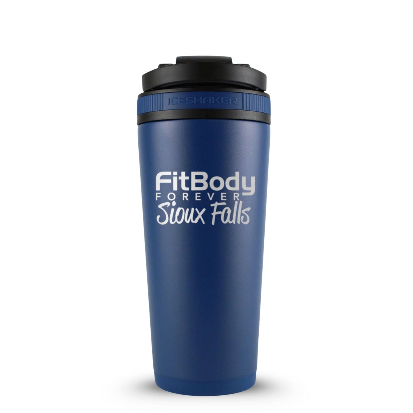 CUSTOM Sioux Falls Fit Body Forever 26oz Ice Shaker - Navy