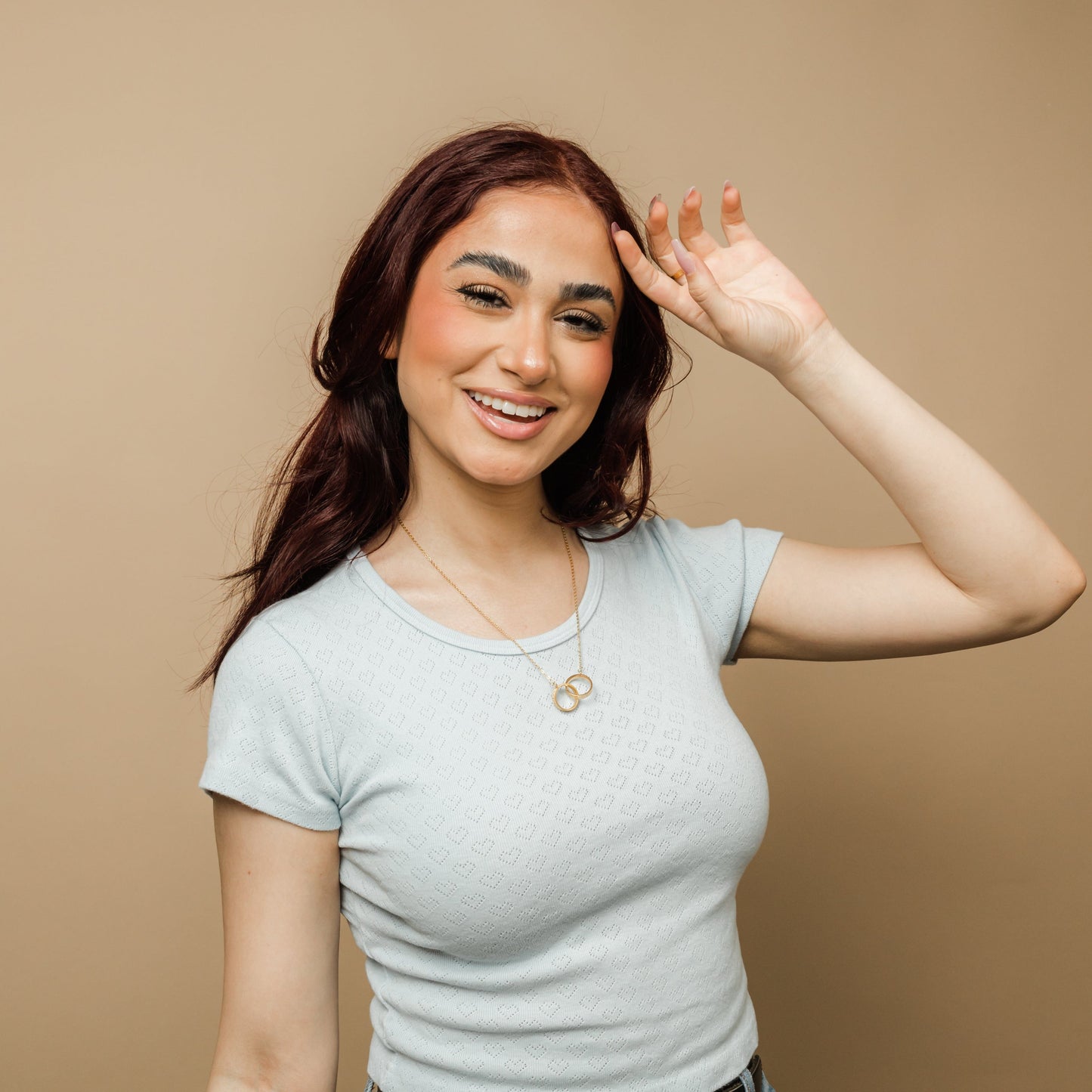 Best Friends "Hold on" Interlaced Necklace Set