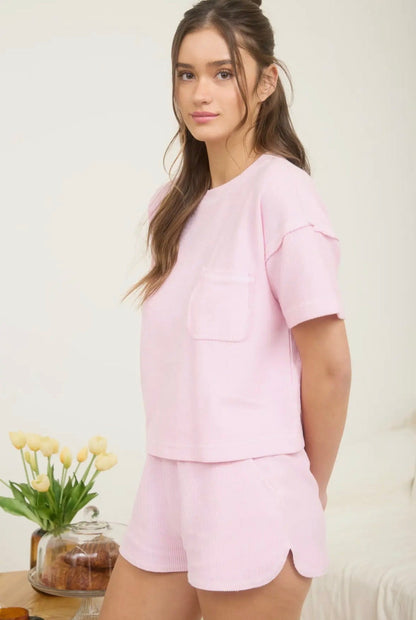 pink cloud lounge set