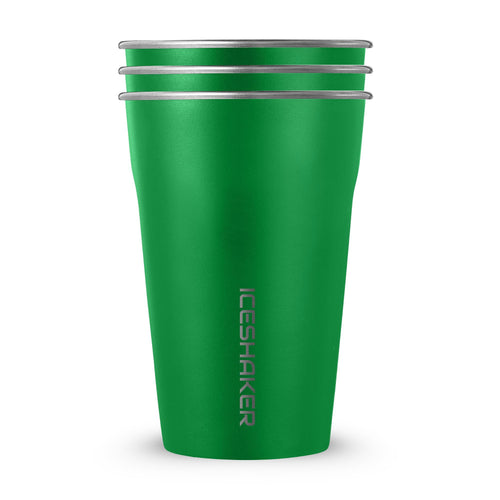 Dragon Green 20oz Stainless Steel Cups - 3 Pack