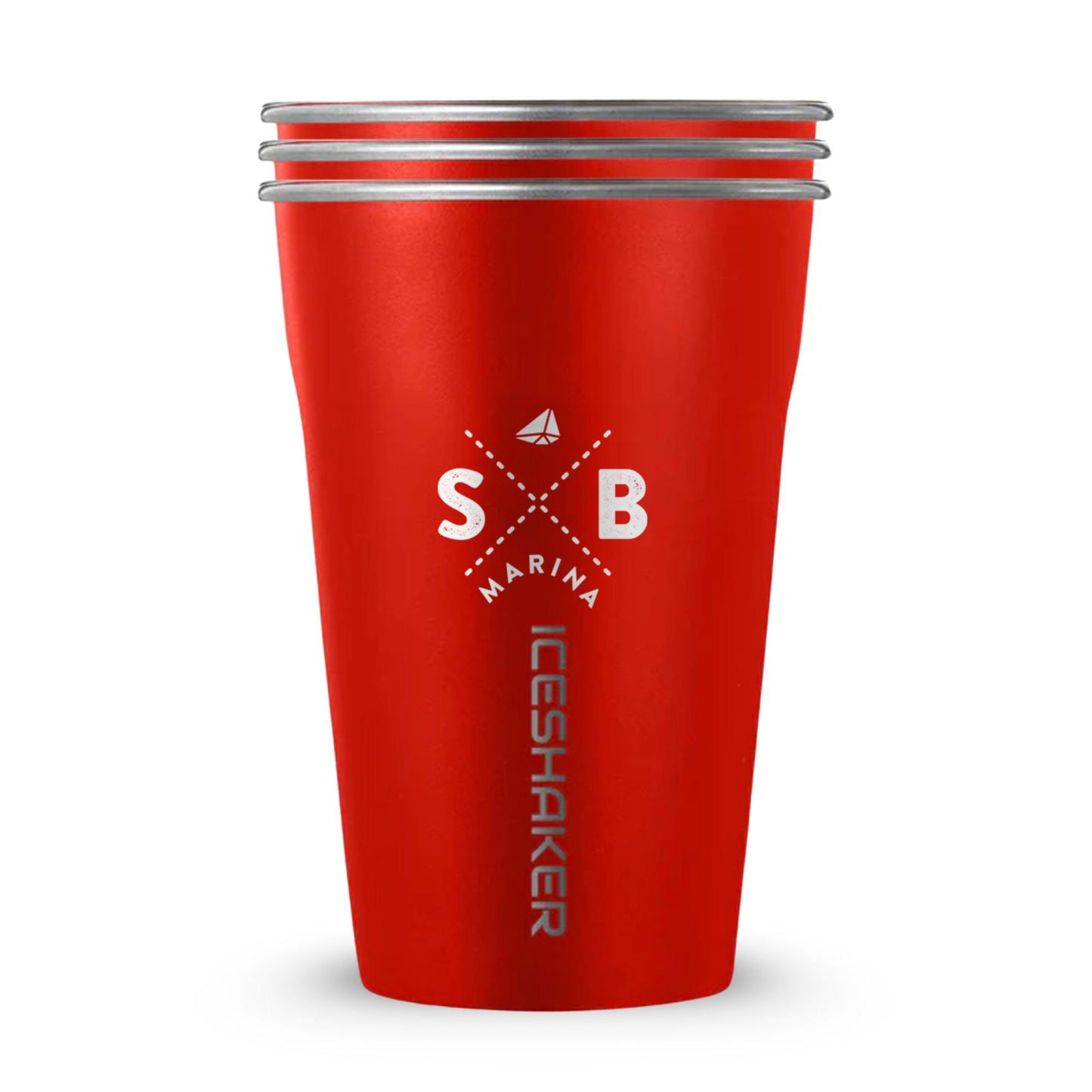 Sapphire Bay Marina Custom 20oz Stainless Steel Cups - 3 Pack