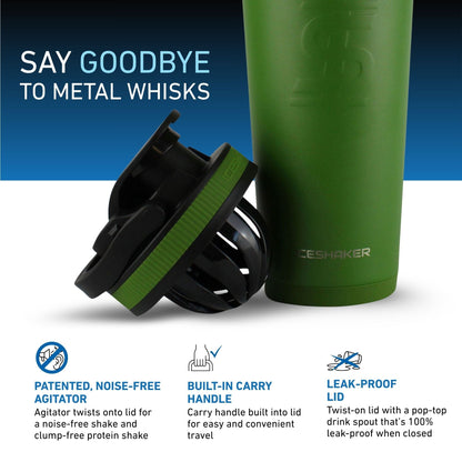 26oz Ice Shaker - Green