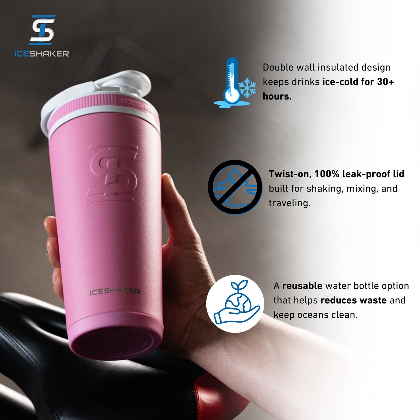 Officially Licensed Inter Miami CF 26oz Ice Shaker