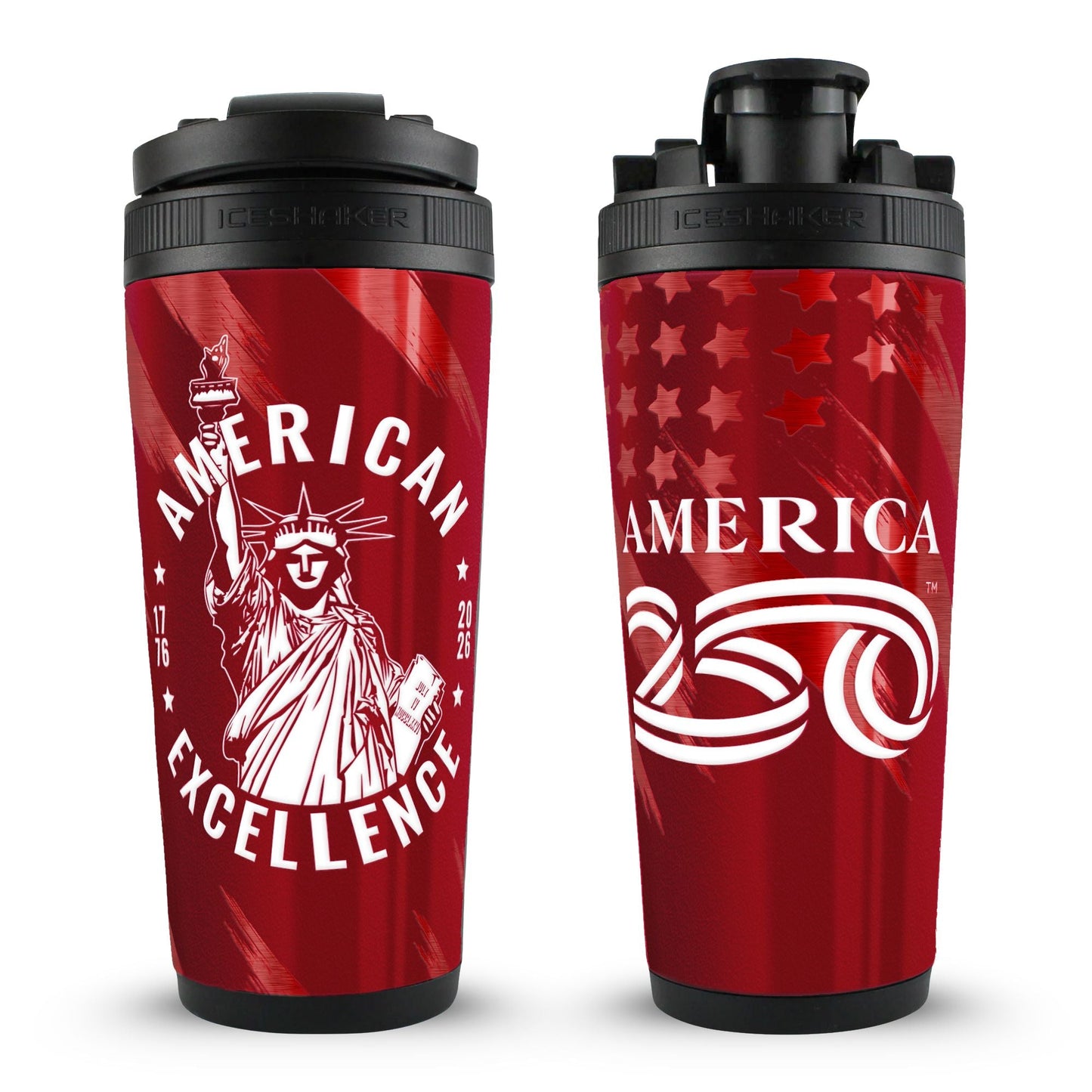 Ice Shaker Allegiance Series 26oz Shaker Bottle - American Excellence