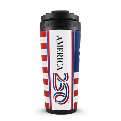 Ice Shaker Allegiance Series 26oz Shaker Bottle - Betsy Ross Flag