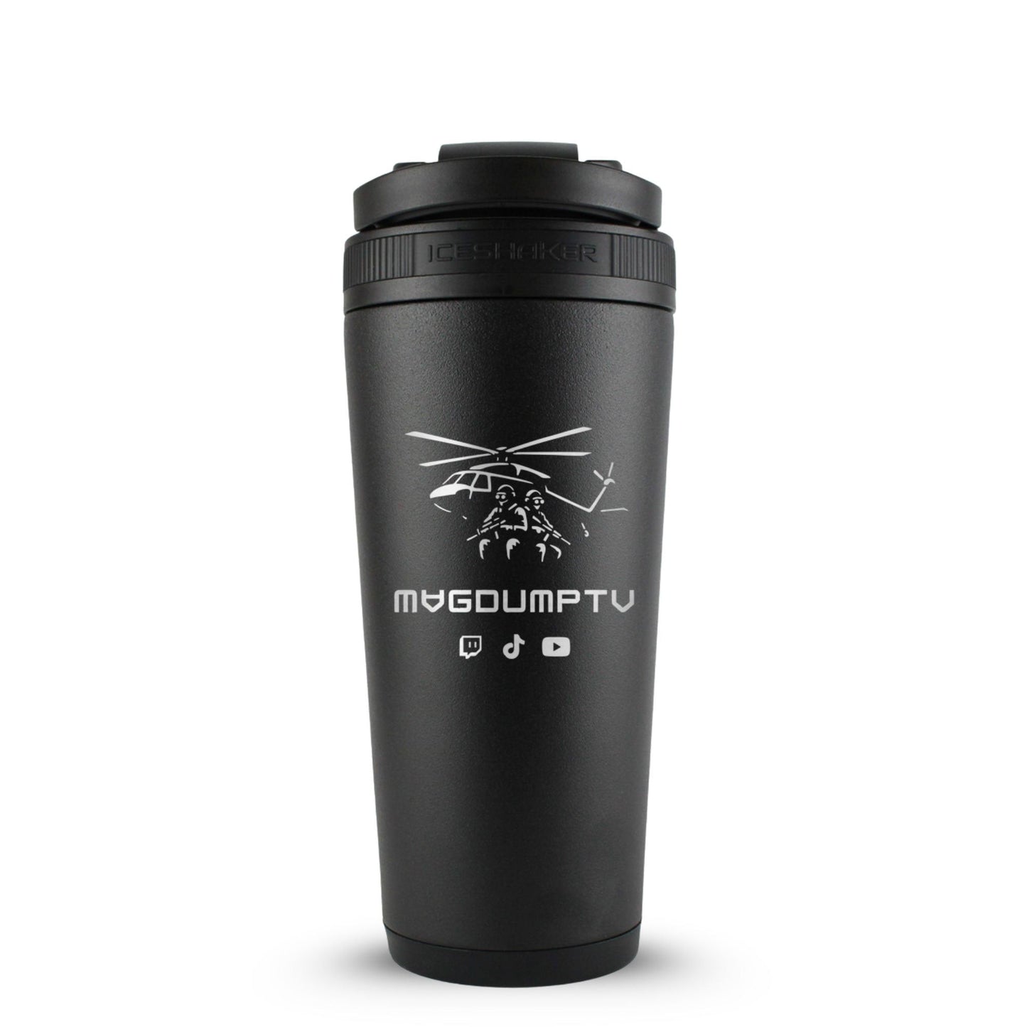 Custom MagDump TV Helicopter 26oz Ice Shaker