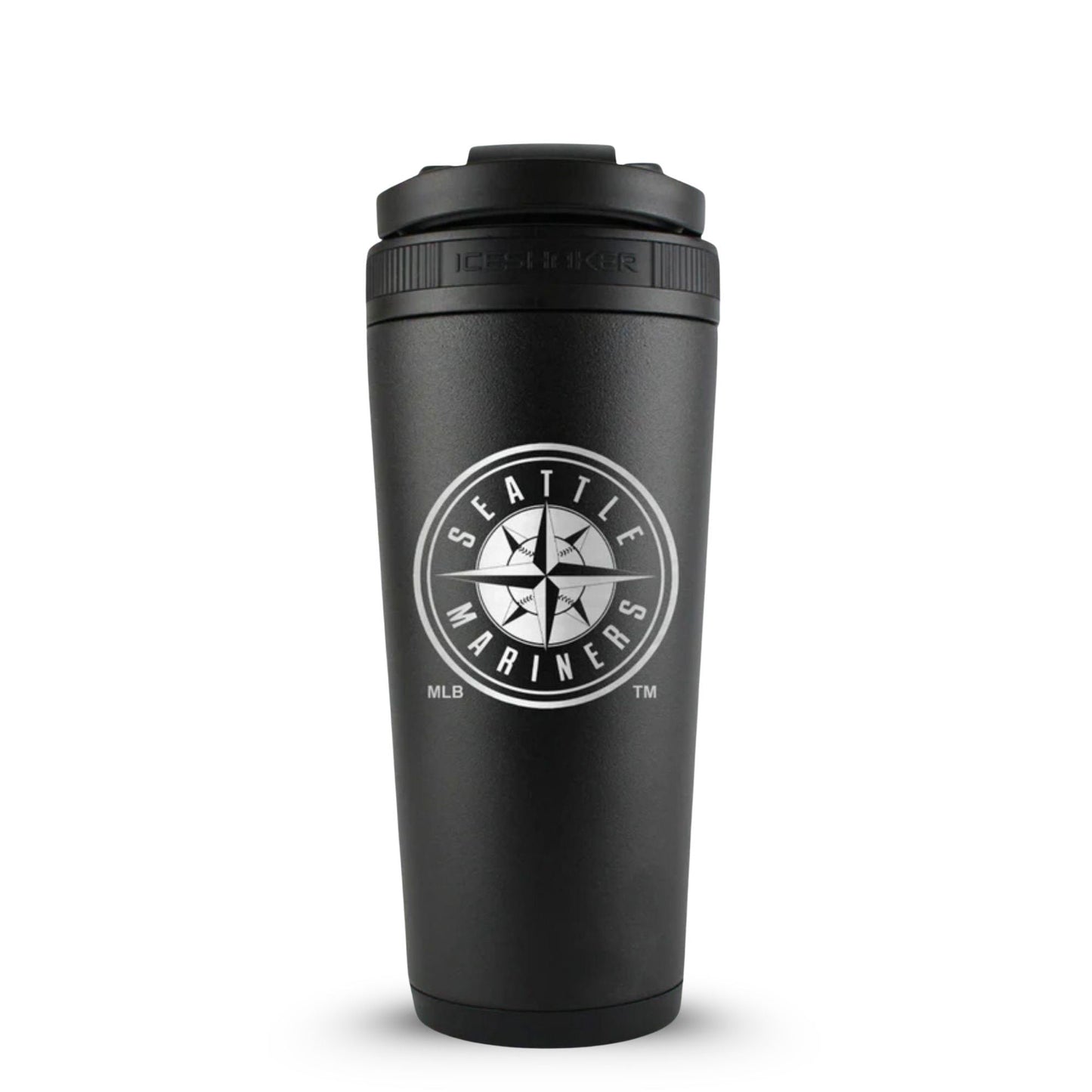 Officially Licensed Seattle Mariners 26oz Ice Shaker - Black