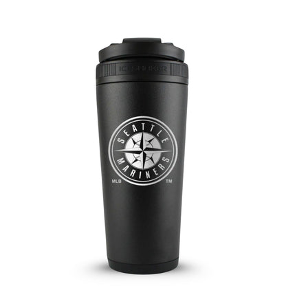 Officially Licensed Seattle Mariners 26oz Ice Shaker - Black