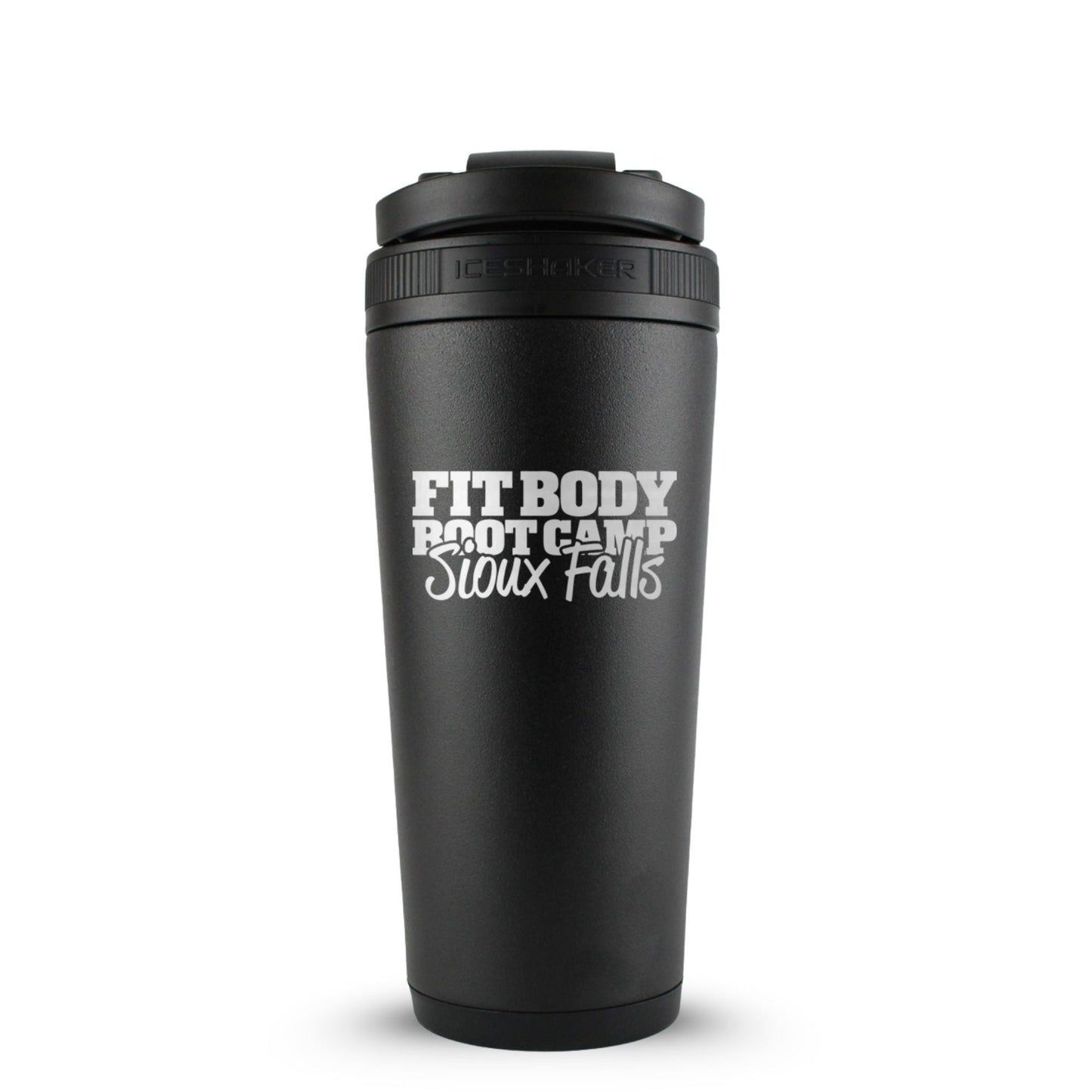 CUSTOM Sioux Falls Fit Body Boot Camp 26oz Ice Shaker - Black
