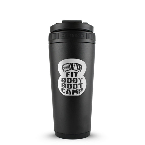 Custom Sioux Falls Fit Body Boot Camp Kettlebell 26oz Ice Shakers