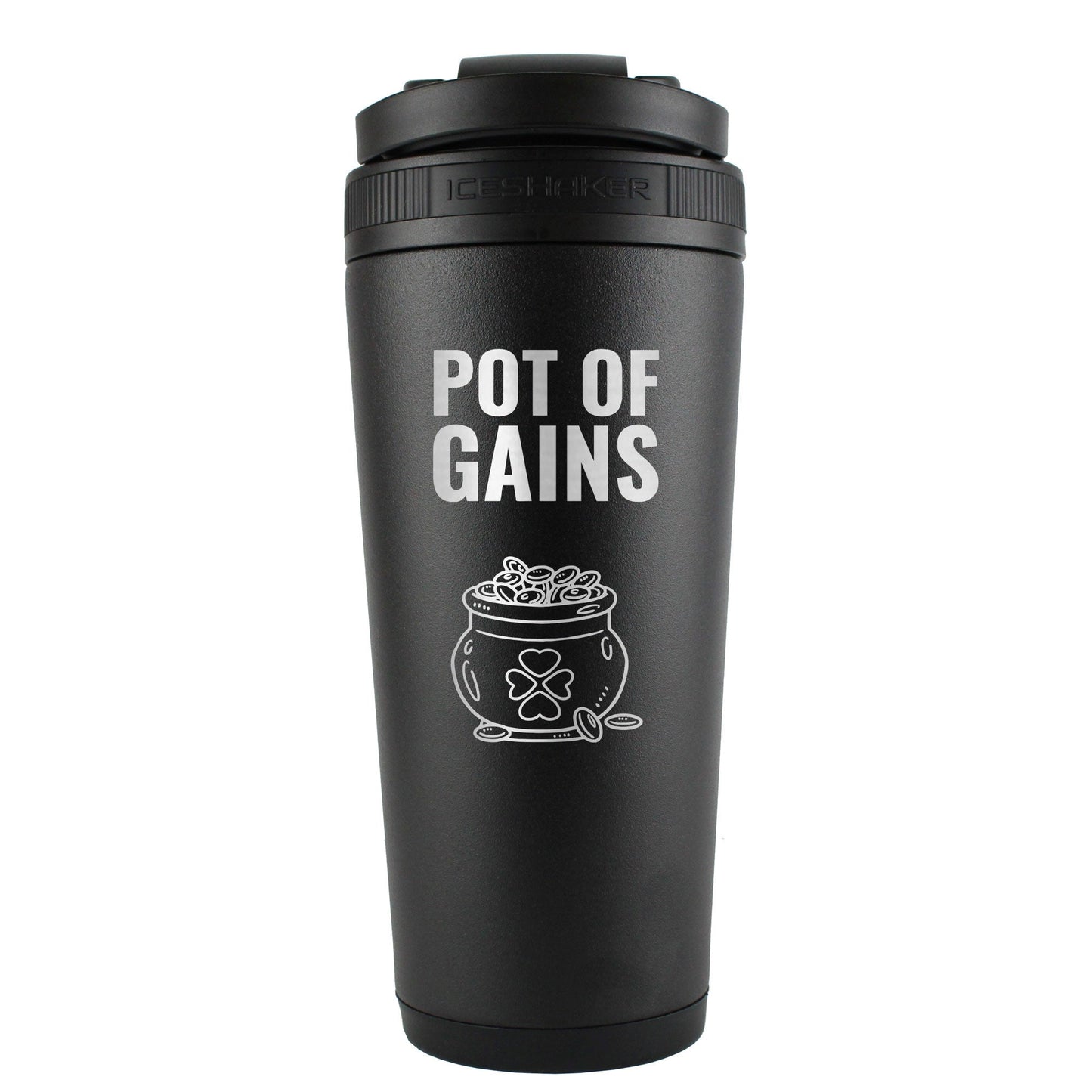 St. Patrick's Day Pot-O-Gains 26oz Ice Shaker