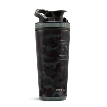 Custom MagDump TV Helicopter 26oz Ice Shaker - Black Camo