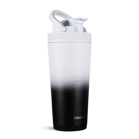 26oz Ice Shaker - Black White Ombre