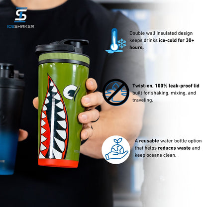 Ice Shaker Allegiance Series 26oz Shaker Bottles