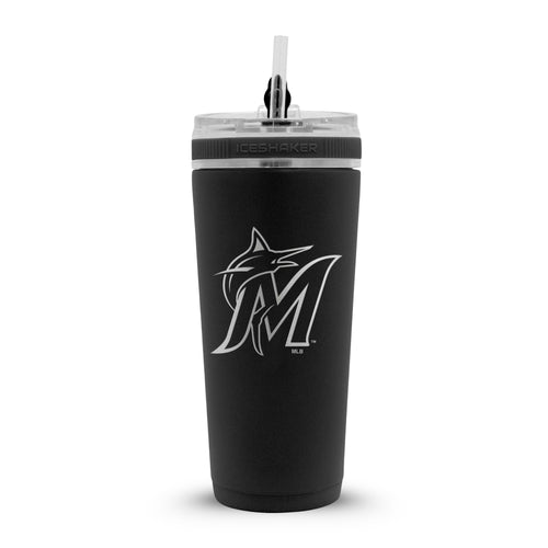 Officially Licensed Miami Marlins 26oz Flex Bottle