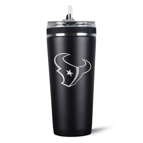 Officially Licensed Houston Texans 26oz Flex Bottle - Black