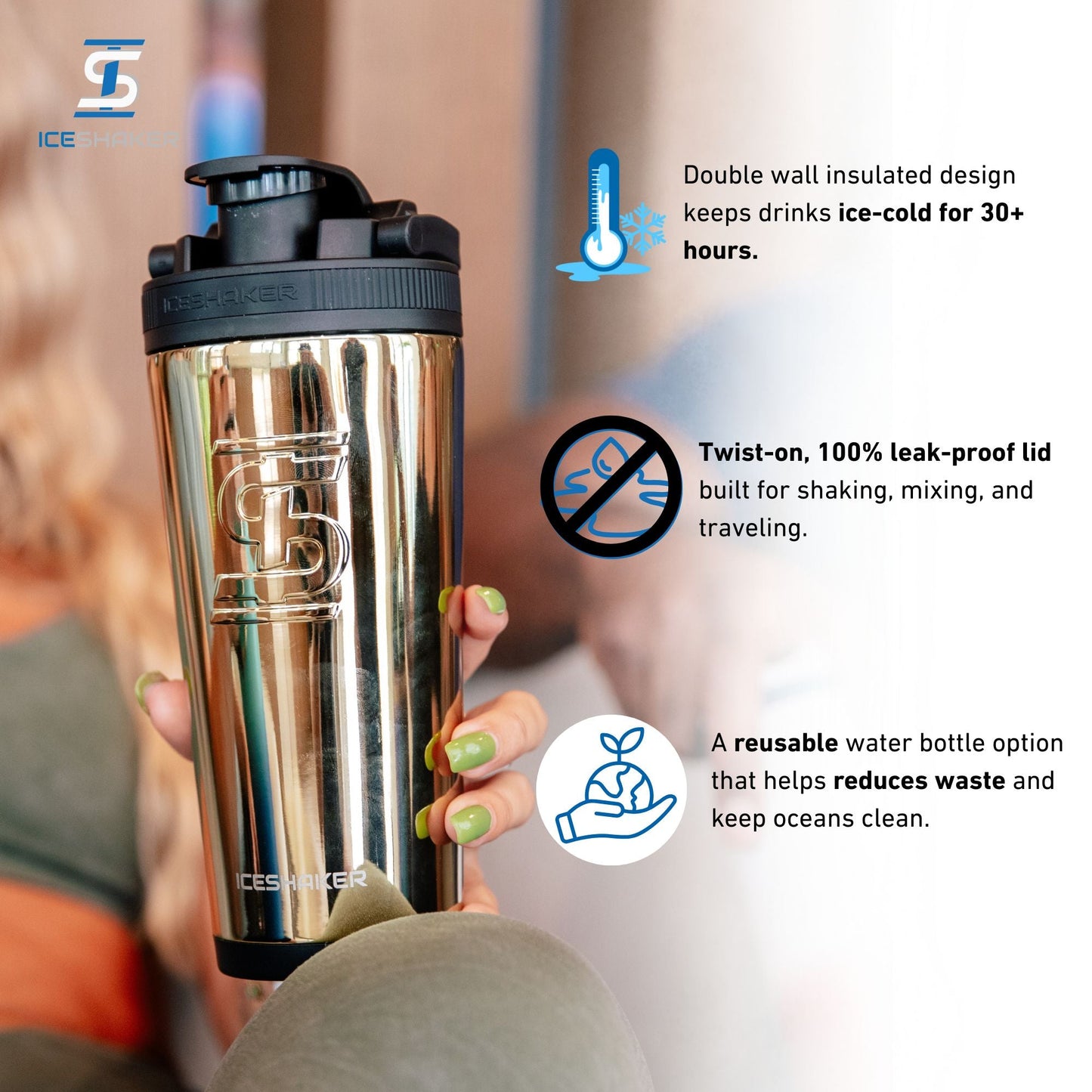 Custom Sioux Falls Fit Body Boot Camp Kettlebell 26oz Ice Shakers