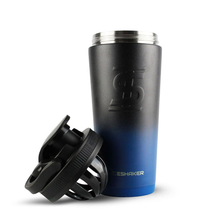 Ice Shaker Ombre Series 26oz Shaker Bottle - Navy Black Ombre