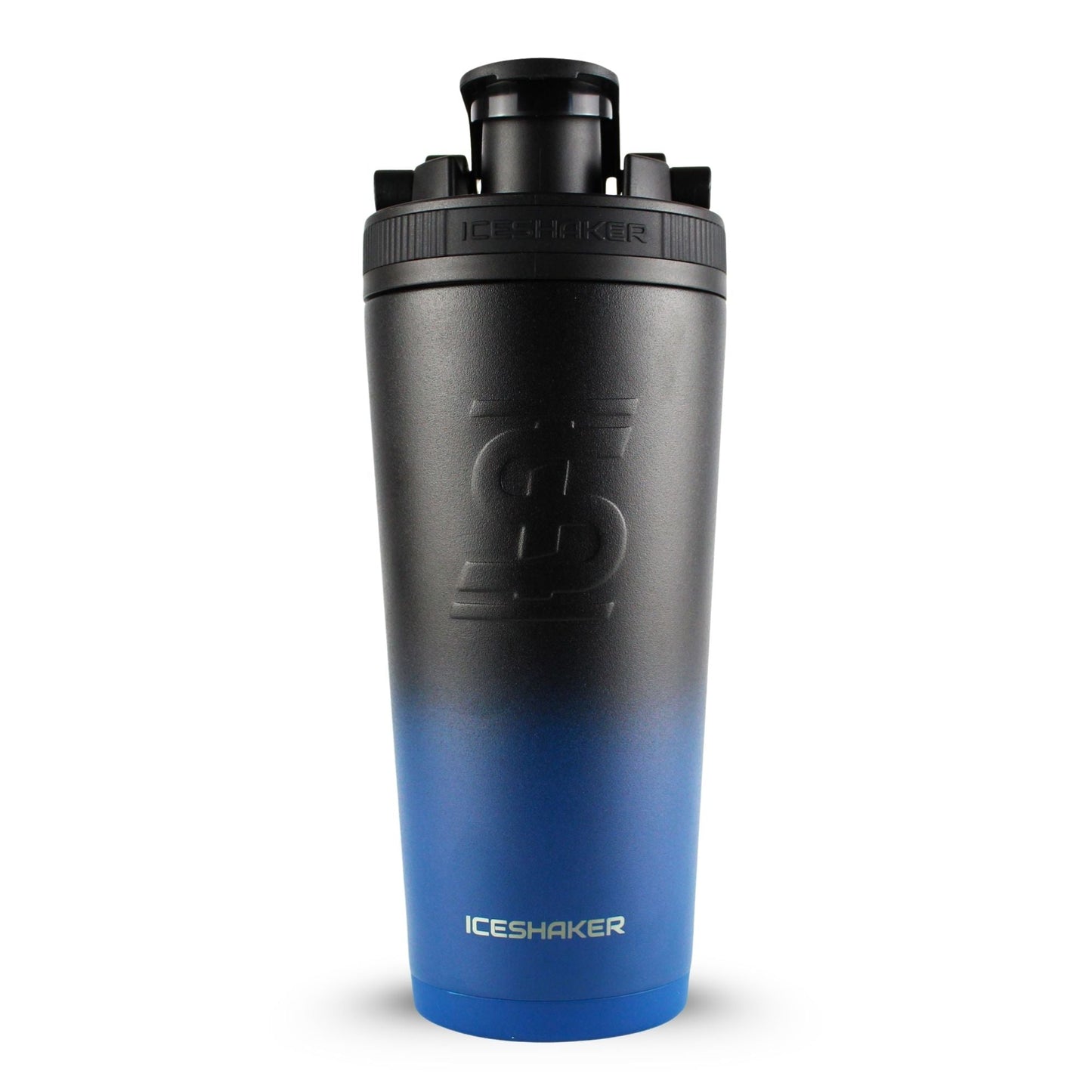 Ice Shaker Ombre Series 26oz Shaker Bottle - Navy Black Ombre