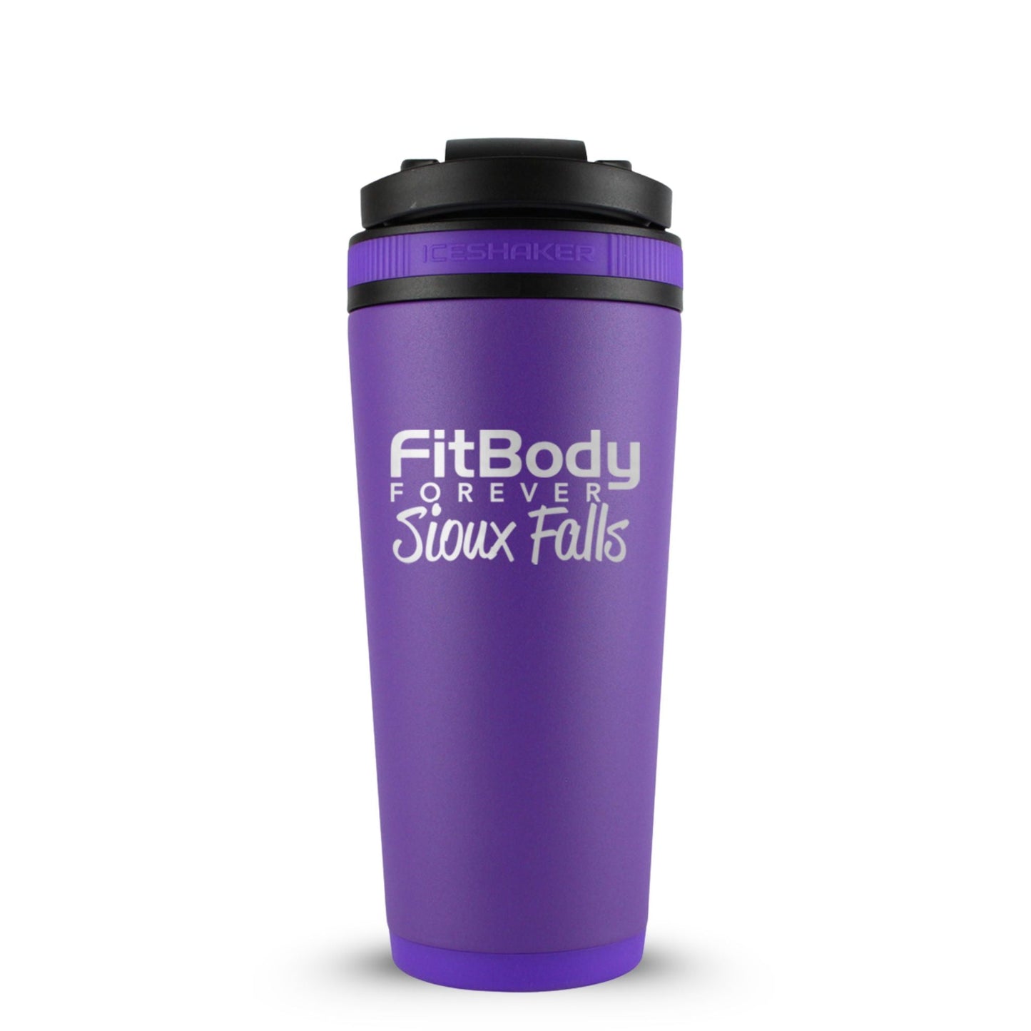CUSTOM Sioux Falls Fit Body Forever 26oz Ice Shaker - Purple