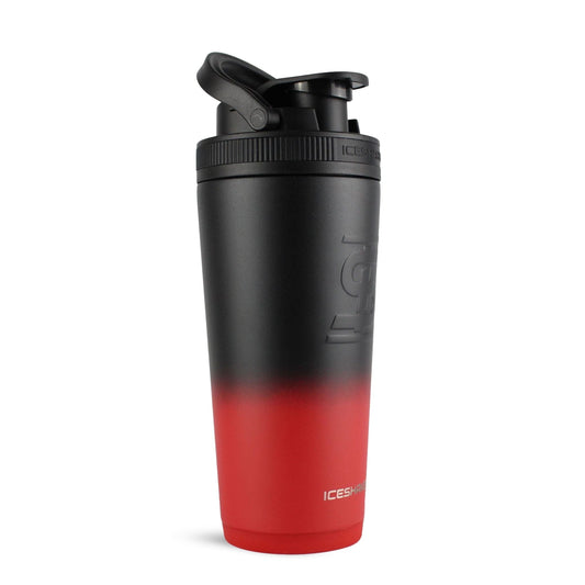 26oz Ice Shaker - Red Black Ombre