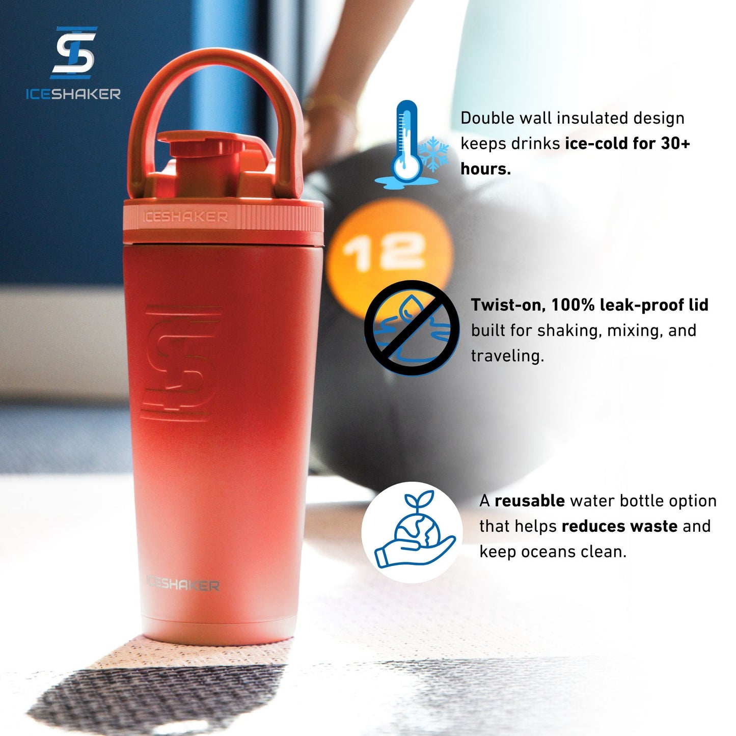 Custom Sioux Falls Fit Body Boot Camp 26oz Ice Shakers