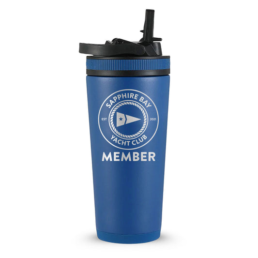 Sapphire Bay Marina Yacht Club Member Custom 26oz Sport Bottle