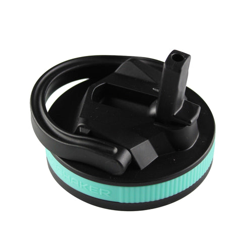 26oz Sport Lid & Internal Straw - Black Lid with Mint Band