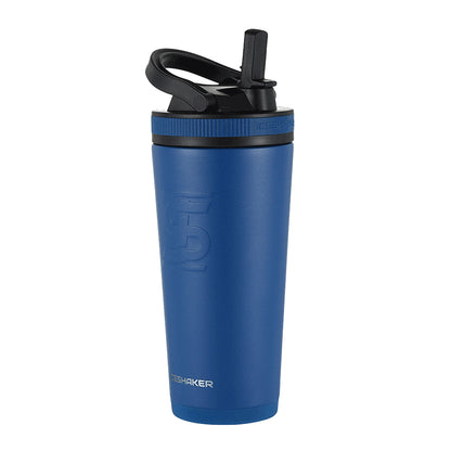 Custom Fastpitch Lightning Softball 26oz Sport Bottle - Navy