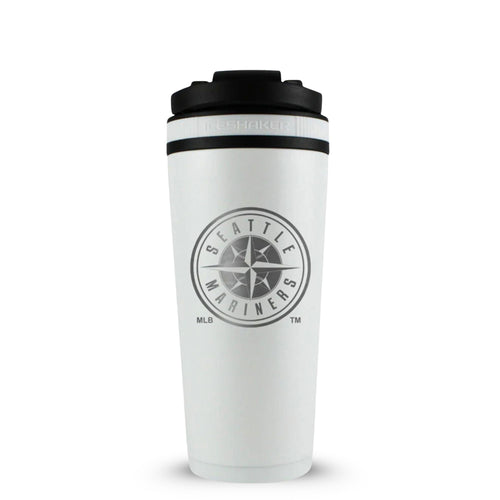 Officially Licensed Seattle Mariners 26oz Ice Shaker - White