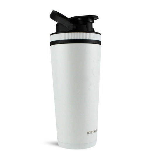 CUSTOM Sports Logo 26oz Ice Shaker - White