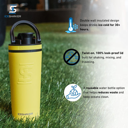 Ice Shaker Matte Series 26oz Shaker Bottles