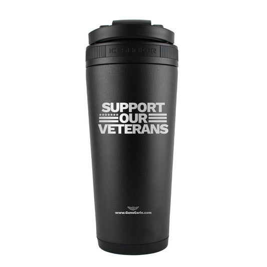 Guns Garin Support Our Veterans Custom 26oz Ice Shaker