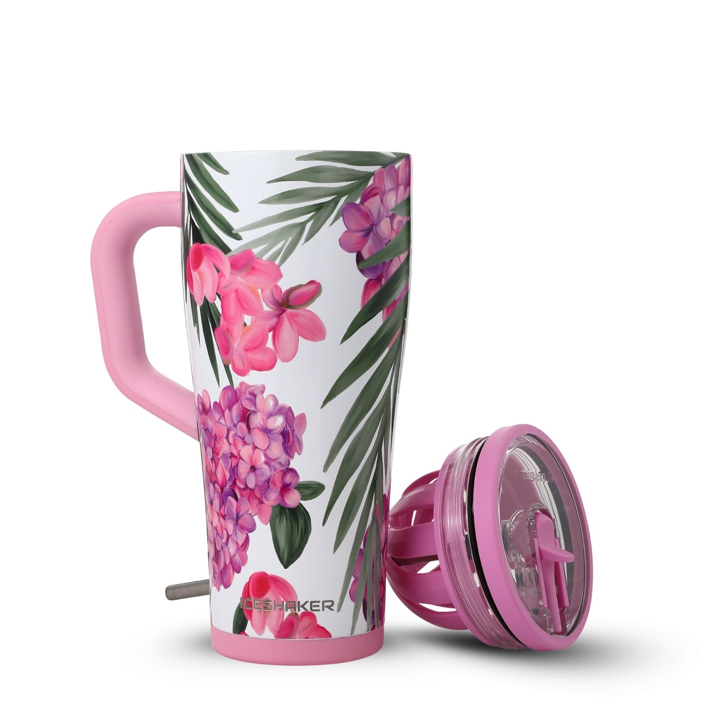 Ice Shaker Pink Hydrangea Legend Series Shaker Tumbler