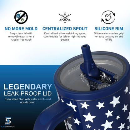 32oz Legend Series Shaker Bottle - Star Spangled