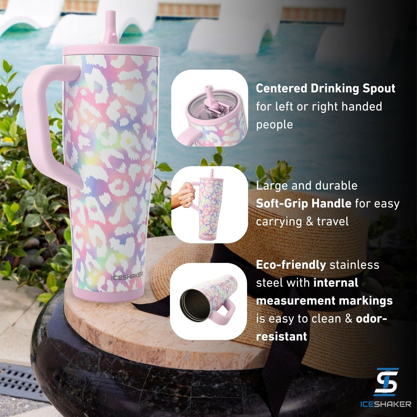 Ice Shaker Unicorn Leopard Legend Series Shaker Tumblers