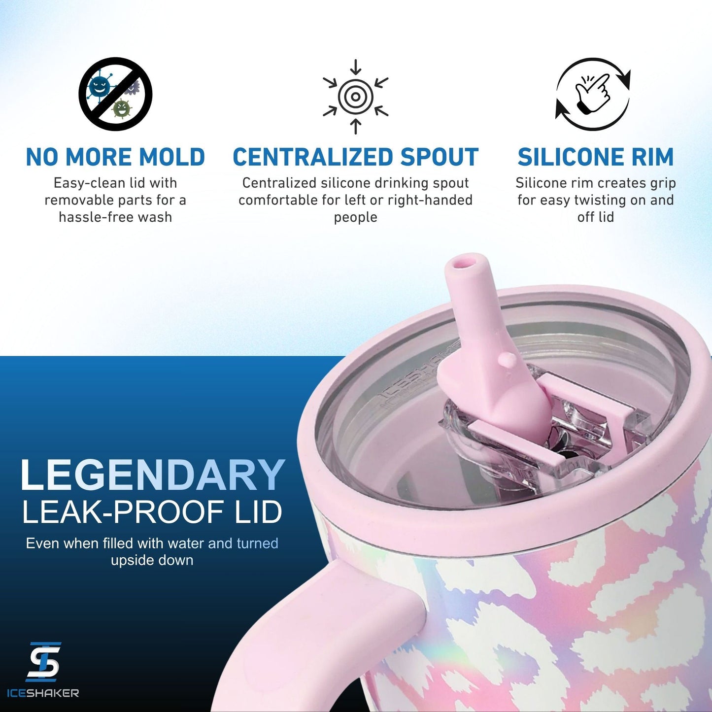 Ice Shaker Unicorn Leopard Legend Series Shaker Tumblers