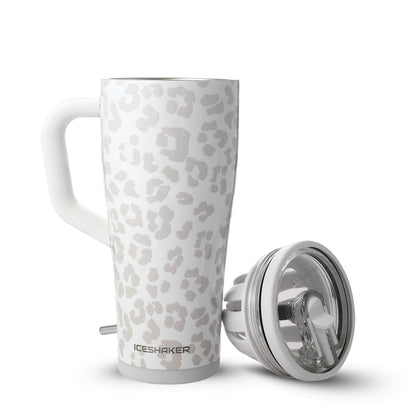 32oz Legend Series Shaker Bottle - White Leopard