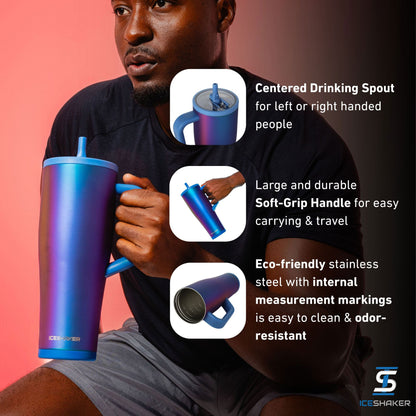 32oz Legend Series Shaker Bottle - Wisteria