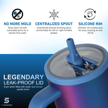 Ice Shaker Wisteria Legend Series Shaker Tumblers