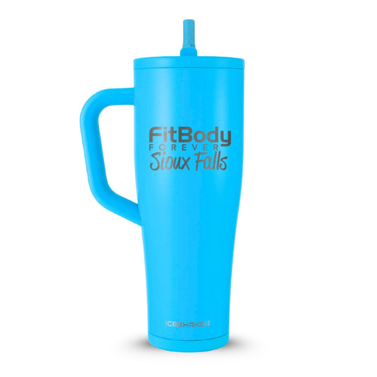 CUSTOM Sioux Falls Fit Body Forever 40oz Legend Tumbler - Caribbean Blue