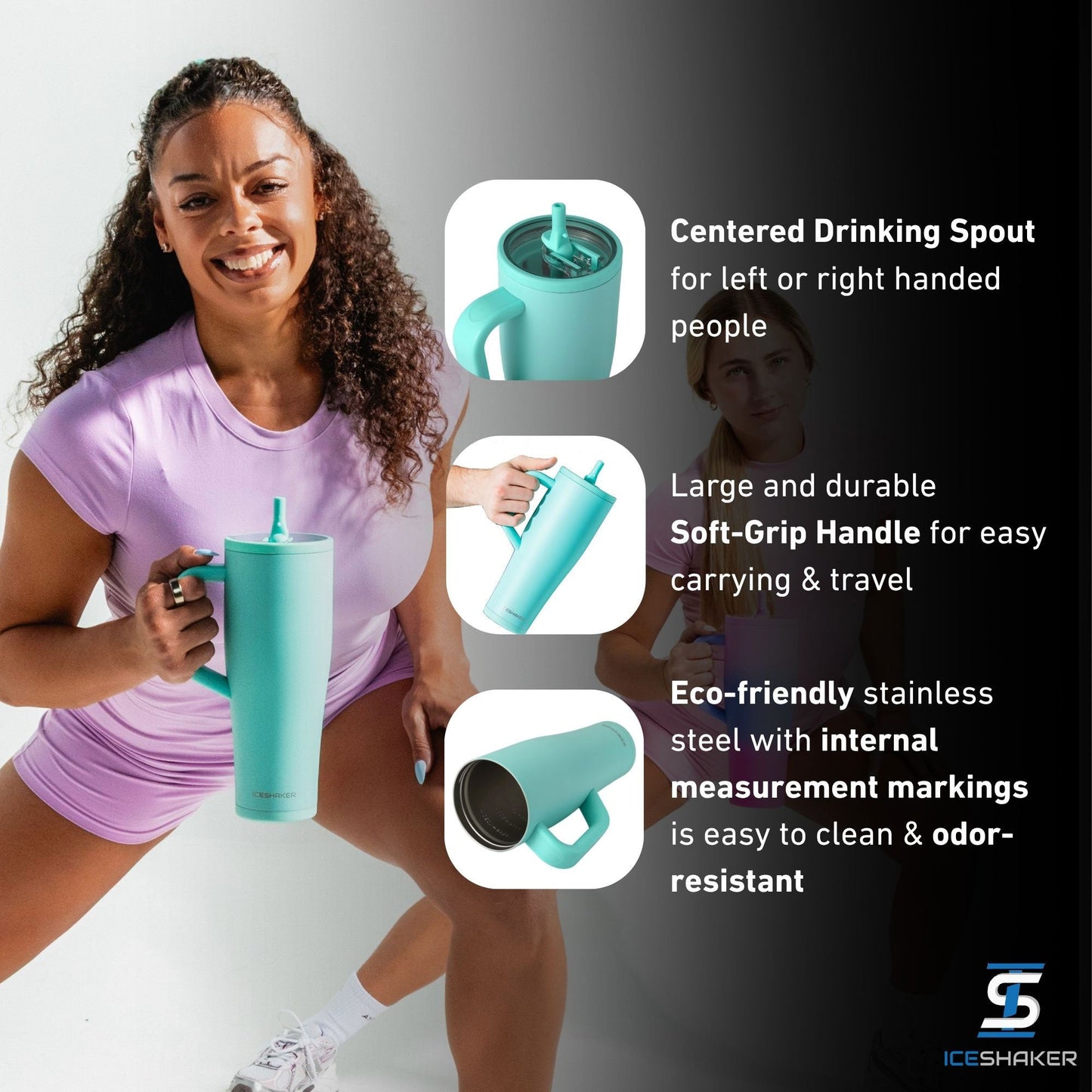 Ice Shaker Mint Series Shaker Tumblers