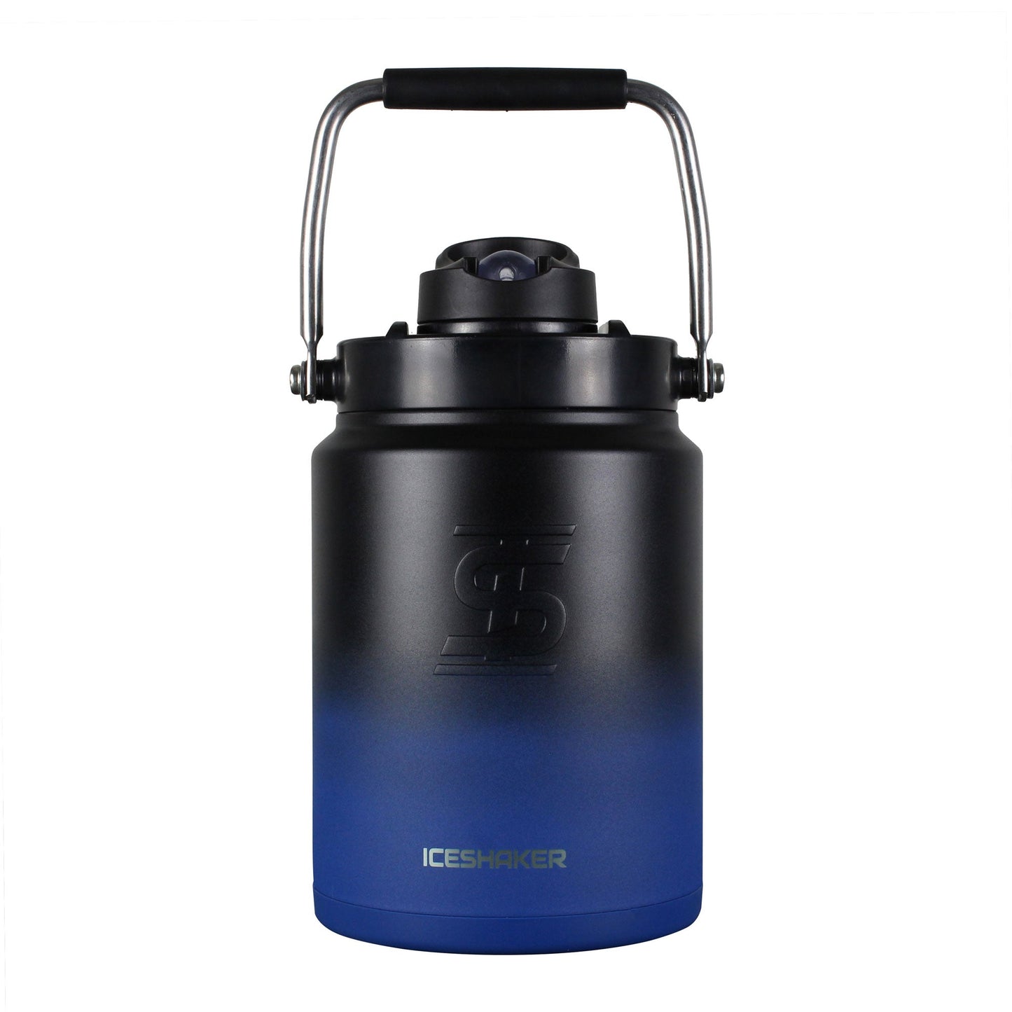 Half Gallon Jug with Silicone Base - Navy Black Ombre