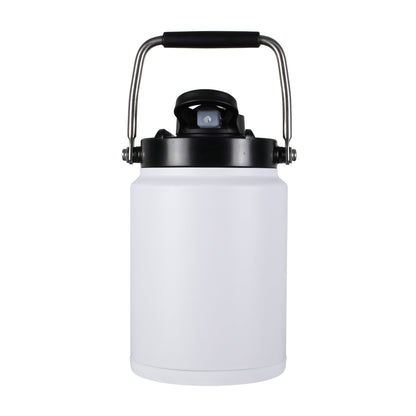 Half Gallon Jug with Silicone Base - White