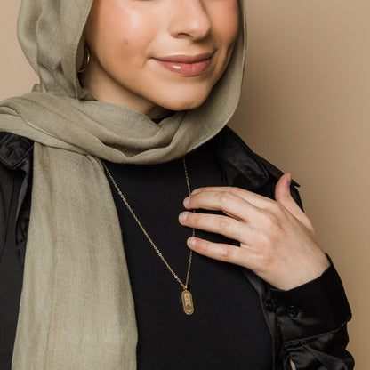 Alhamdulillah Moon Necklace