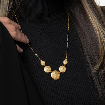 Alhamdulillah Coin Necklace