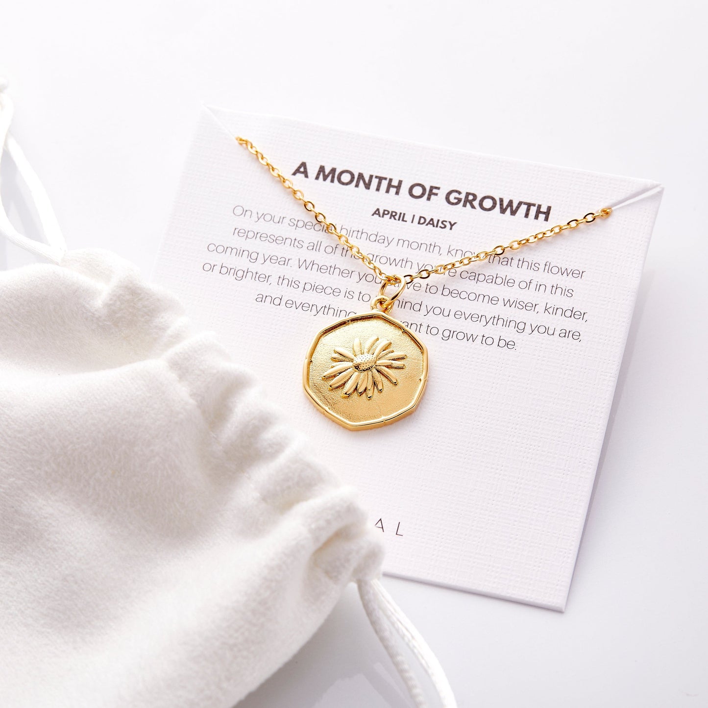 April | Birth Flower Necklace