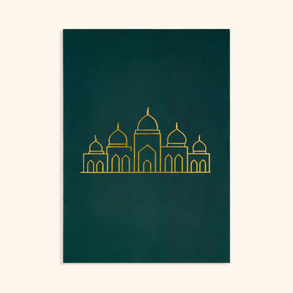 Masjid Outline Greeting Card