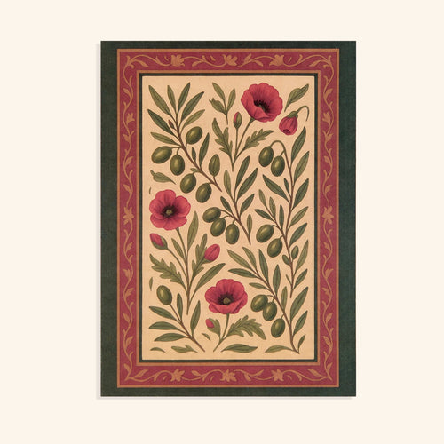 Palestinian Blooms Greeting Card