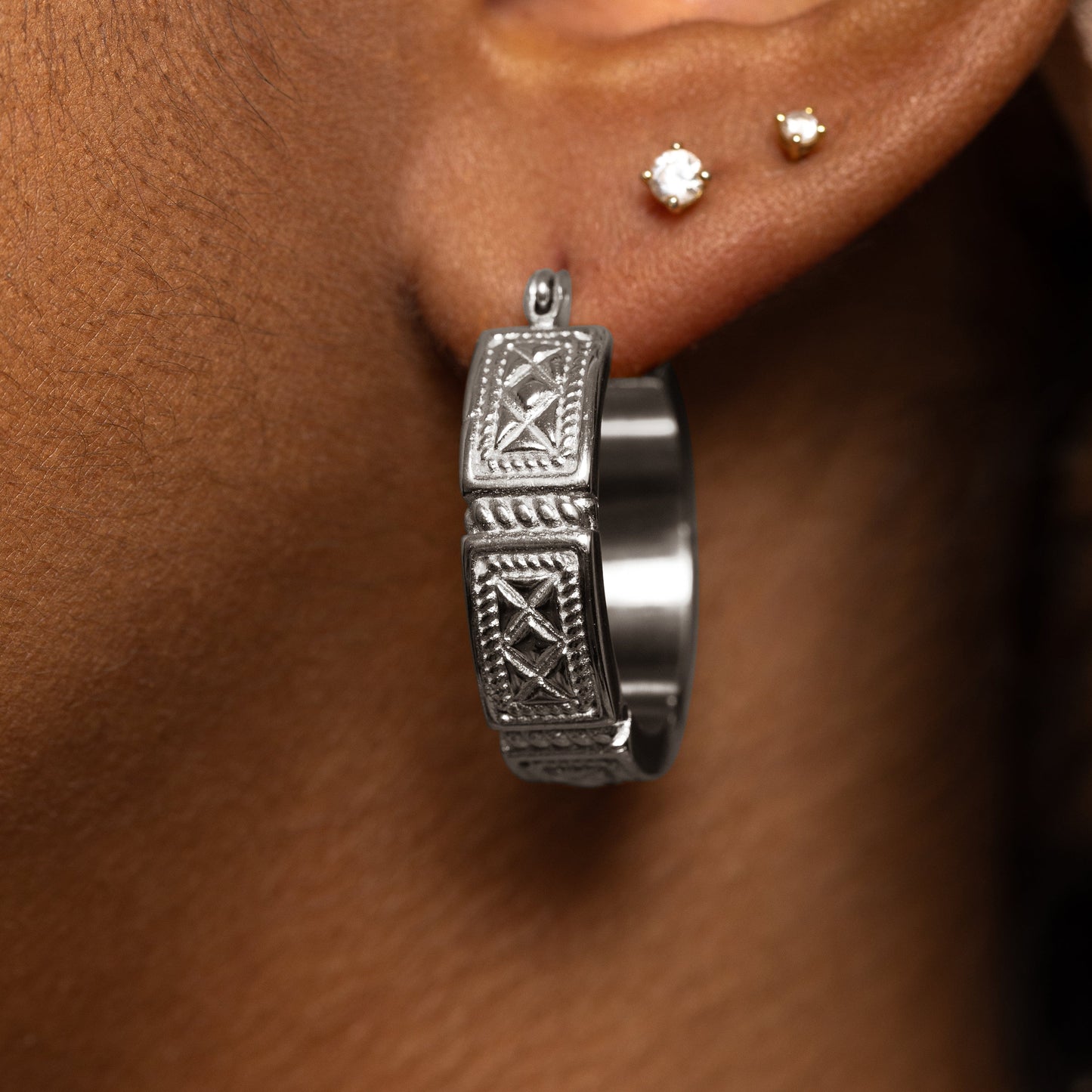Damascus Tile Earrings